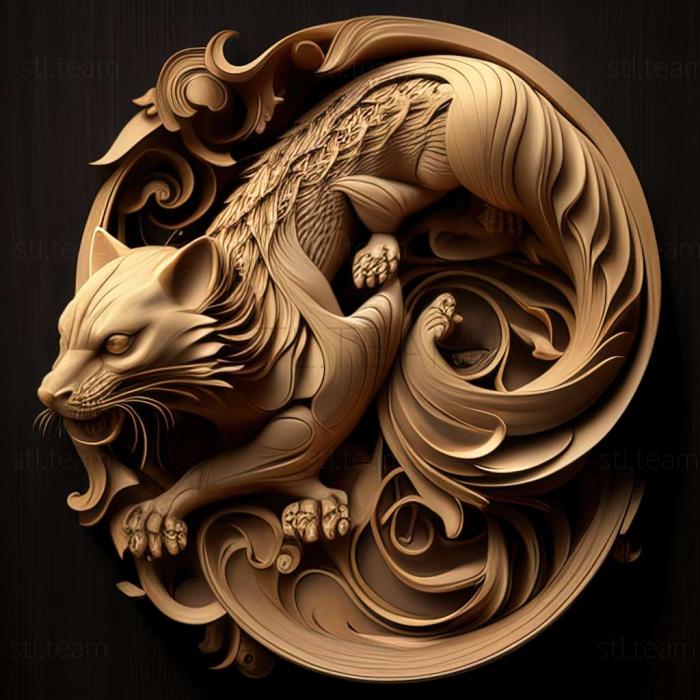 Animals Dragon Li cat